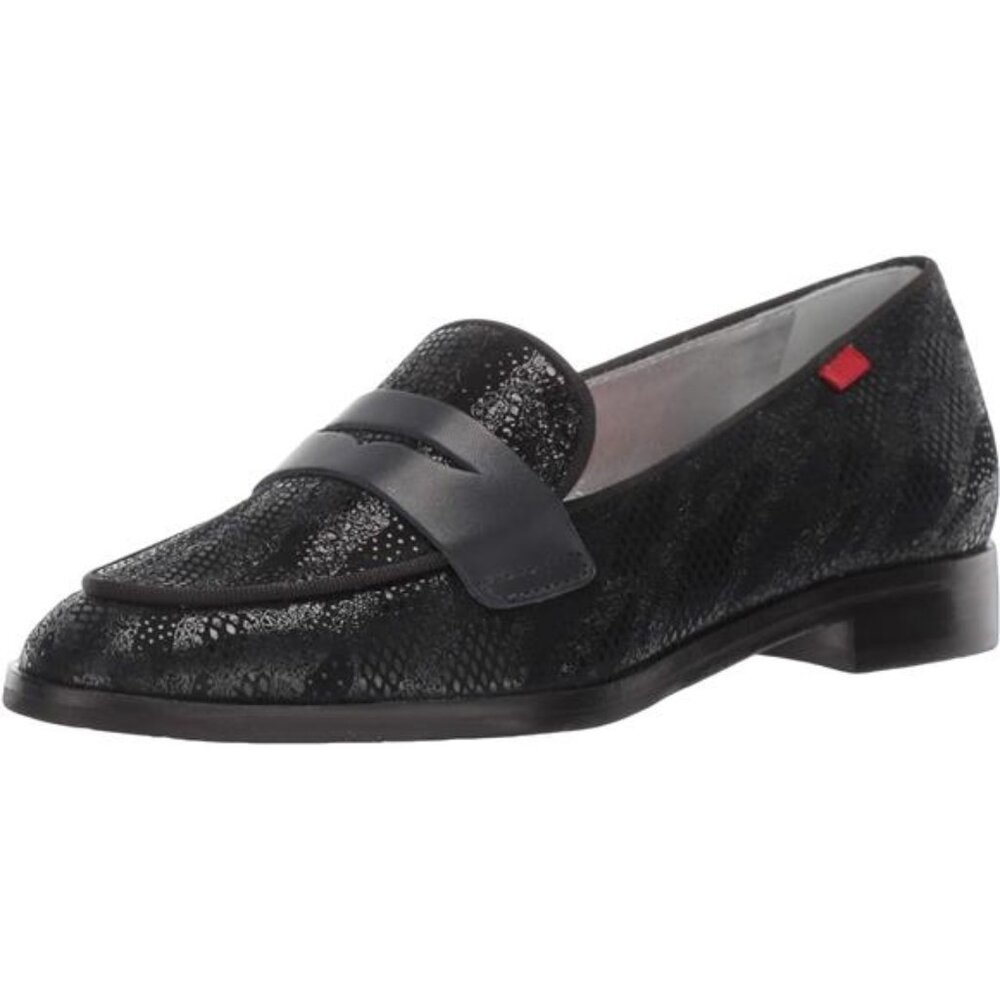 NEW Marc Joseph New York East Village Loafer Navy Glaze Women's 5.5 - Picture 1 of 7